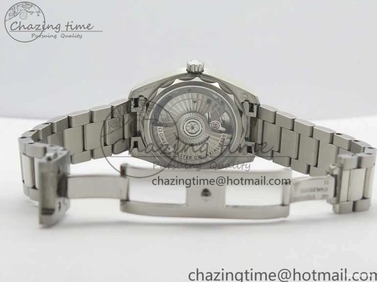 0512 Flexible Aqua Terra 150M 34mm Ladies SS VSF 1:1 Best Edition White MOP Dial Diamonds Markers on SS Bracelet A 7930